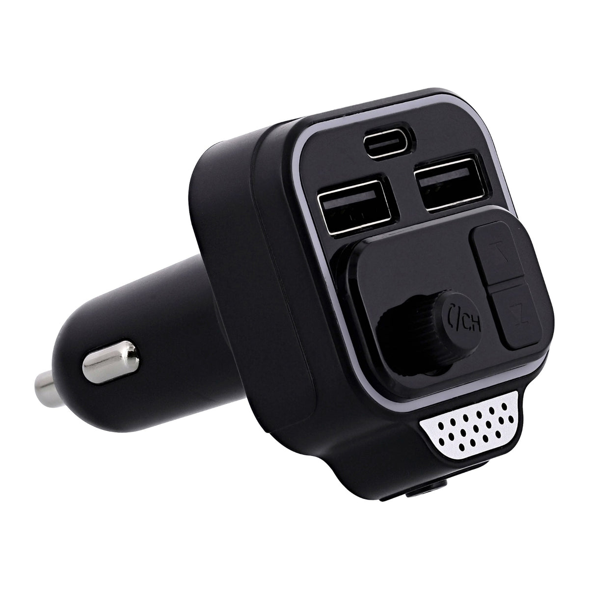 TNB Transmetteur FM Bluetooth kit mains libres et charge rapide - noir