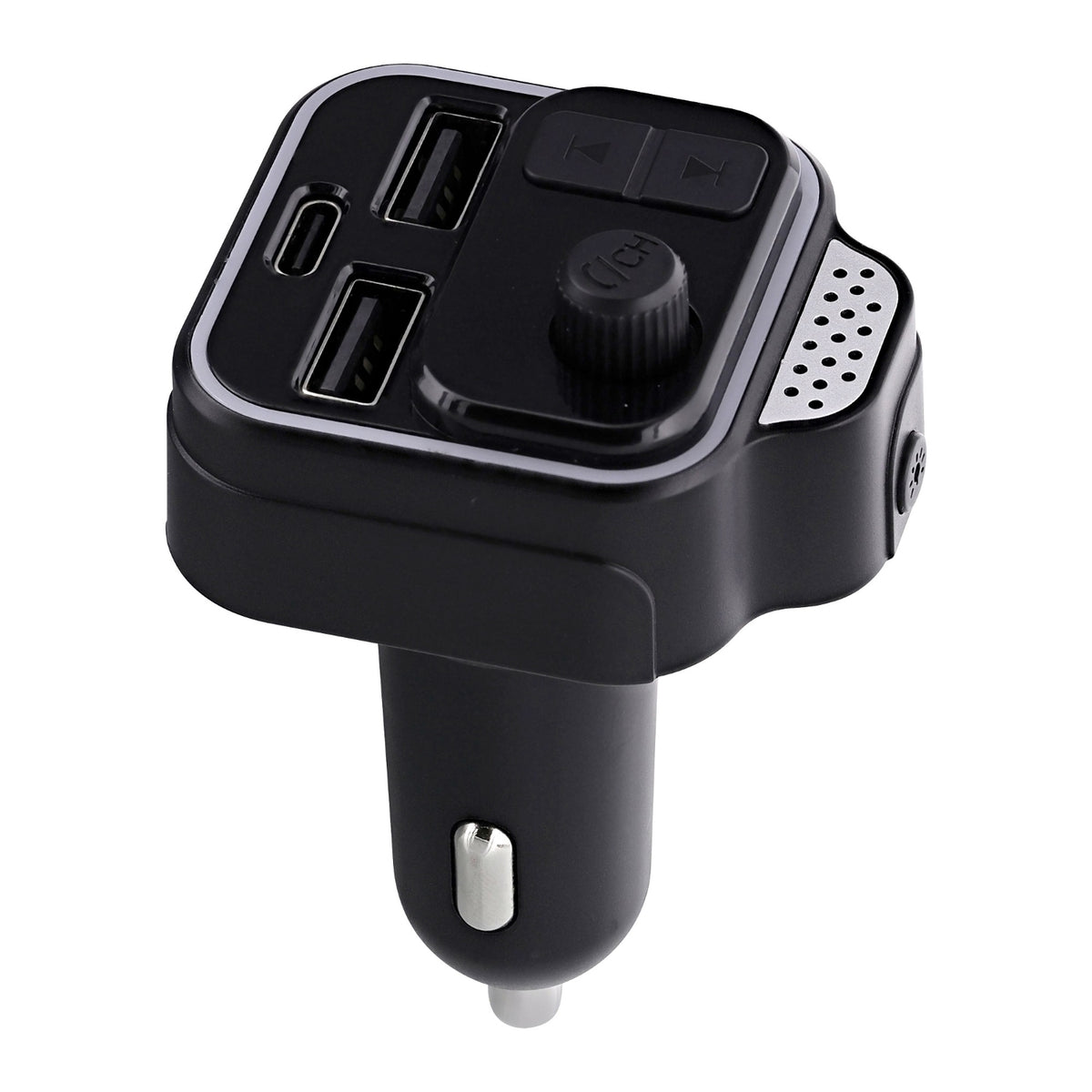 TNB Transmetteur FM Bluetooth kit mains libres et charge rapide - noir