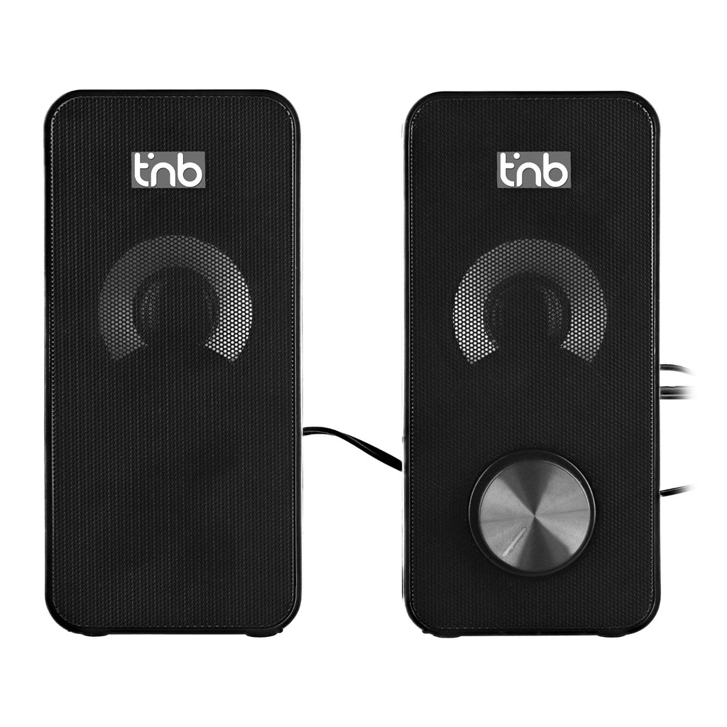 TNB Enceintes pour PC haut-parleurs USB 2x3w