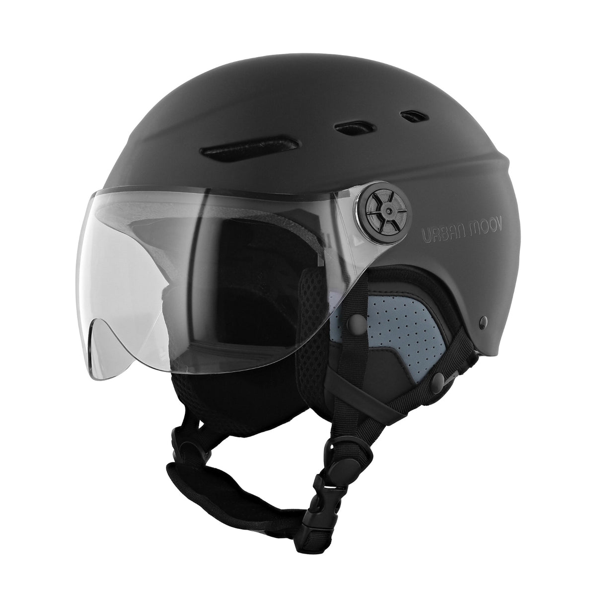 TNB Casque pour vélo et trottinette avec visière Taille L Visor Urban Moov Noir
