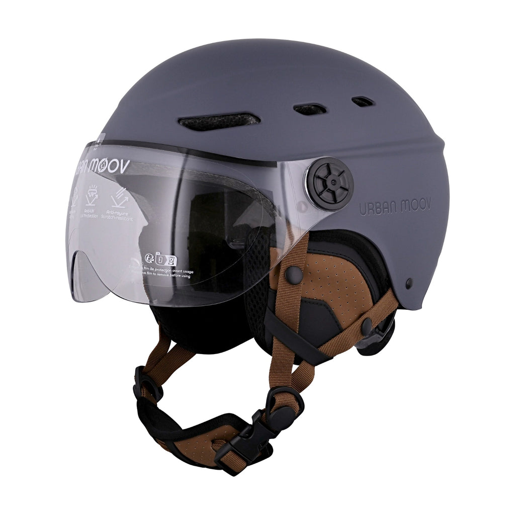 TNB Casque pour vélo et trottinette avec visière Taille L Visor Urban Moov Bleu nuit