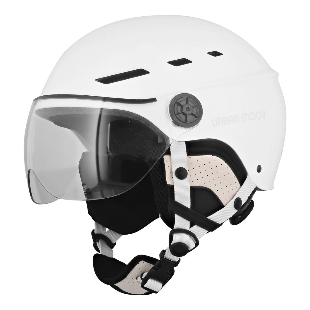 TNB Casque pour vélo et trottinette avec visière Taille L Visor Urban Moov Blanc