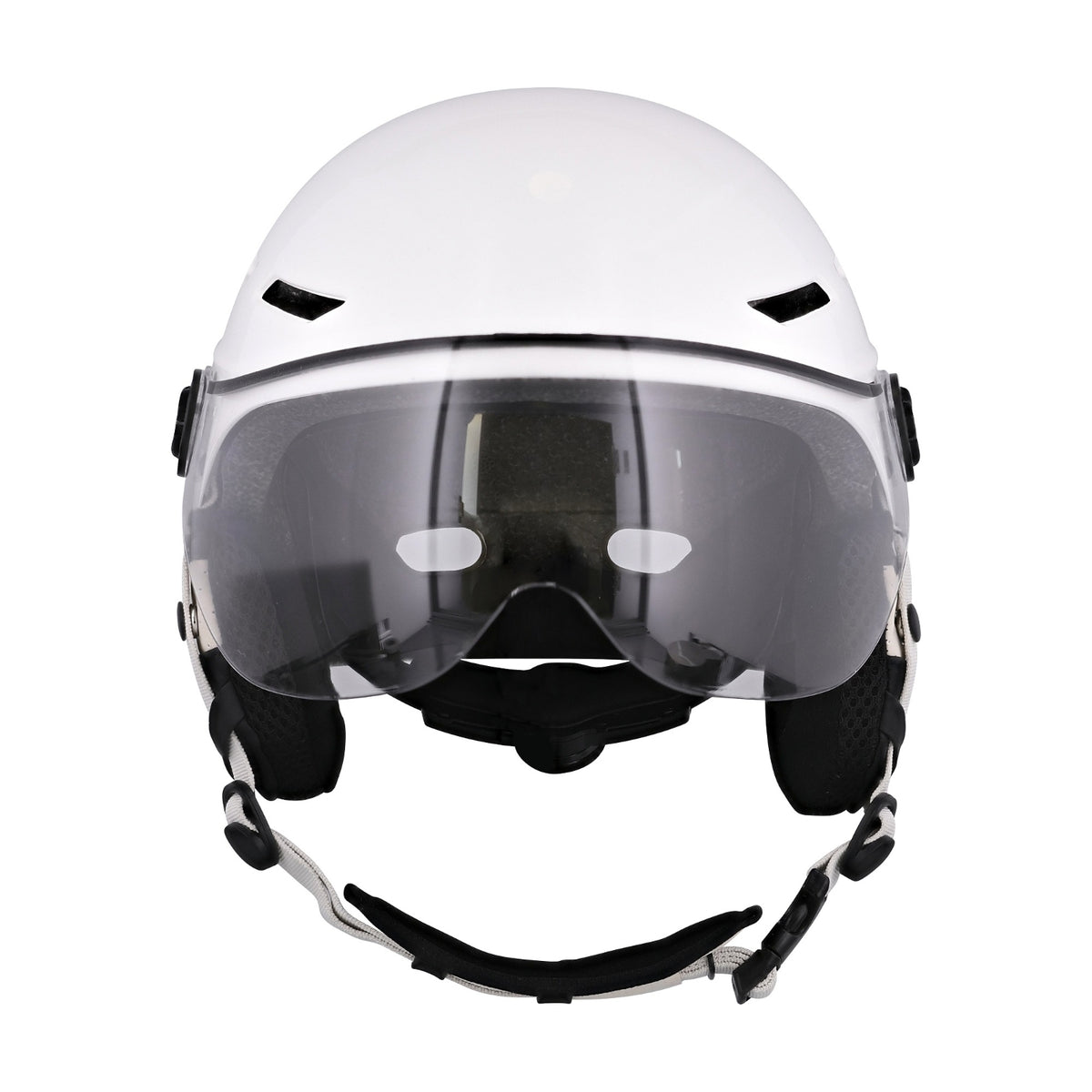 TNB Casque pour vélo et trottinette avec visière Taille L Visor Urban Moov Blanc