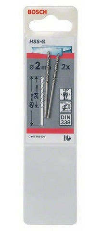 Bosch Bosch Forets à métaux rectifiés HSS-G, DIN 338