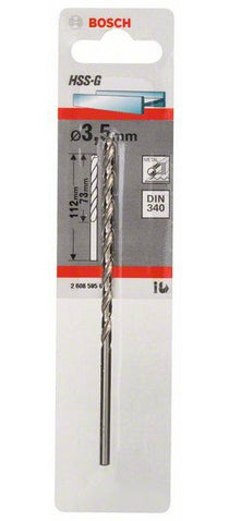 Bosch Bosch Forets à métaux rectifiés HSS-G, DIN 340