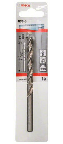 Bosch Bosch Forets à métaux rectifiés HSS-G, DIN 338