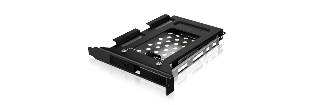 ICY BOX IB-2207StS 8,89 cm (3.5") Plateau de stockage de disques Noir