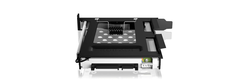 ICY BOX IB-2207StS 8,89 cm (3.5") Plateau de stockage de disques Noir