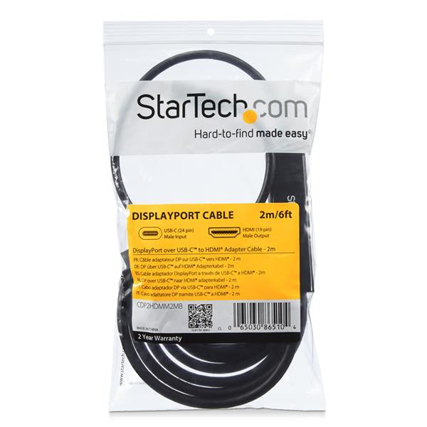 StarTech.com Câble adaptateur USB Type-C vers HDMI de 1 m - M/M - 4K 30 Hz