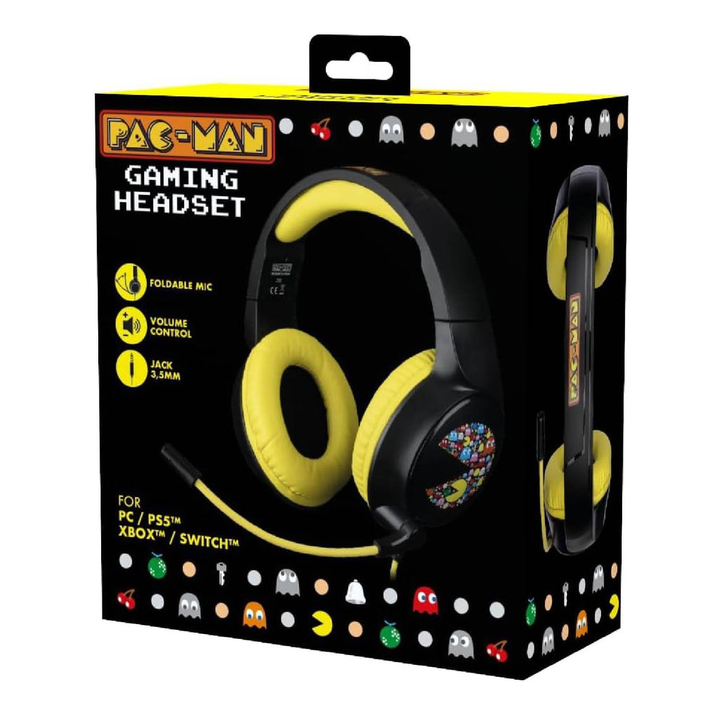 Konix Casque Gaming filaire Pac-Man pour Consoles et PC