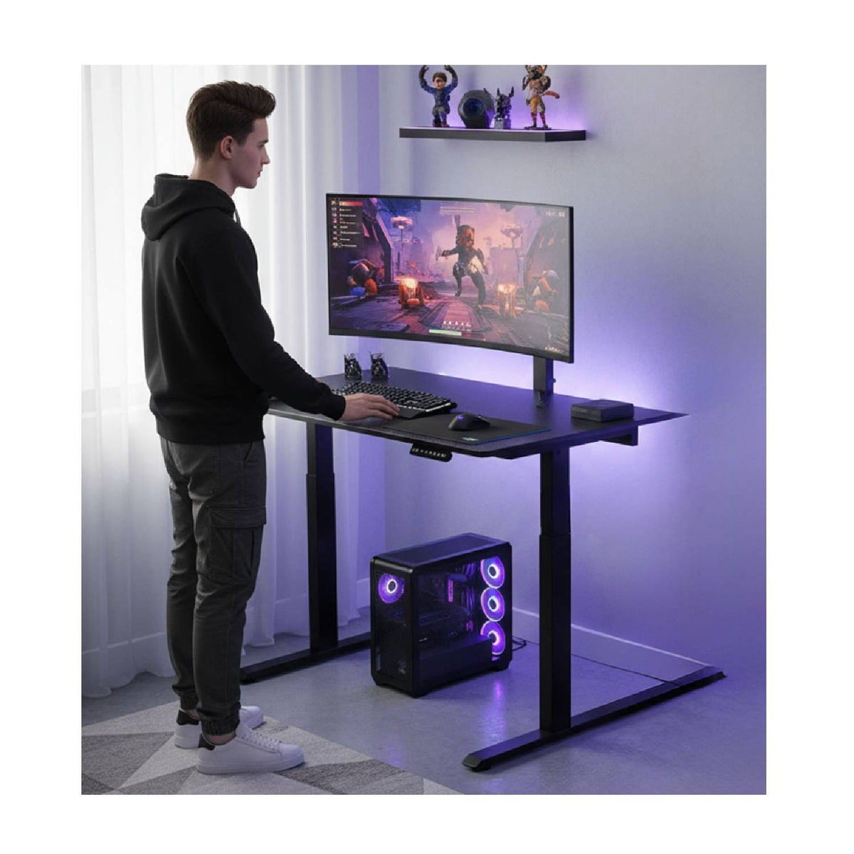 Konix Bureau Gaming hauteur ajustable