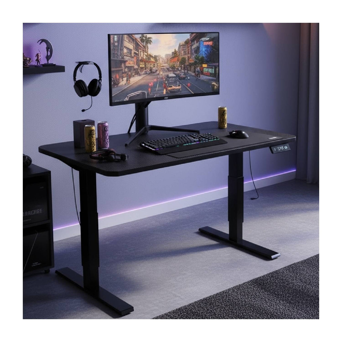 Konix Bureau Gaming hauteur ajustable