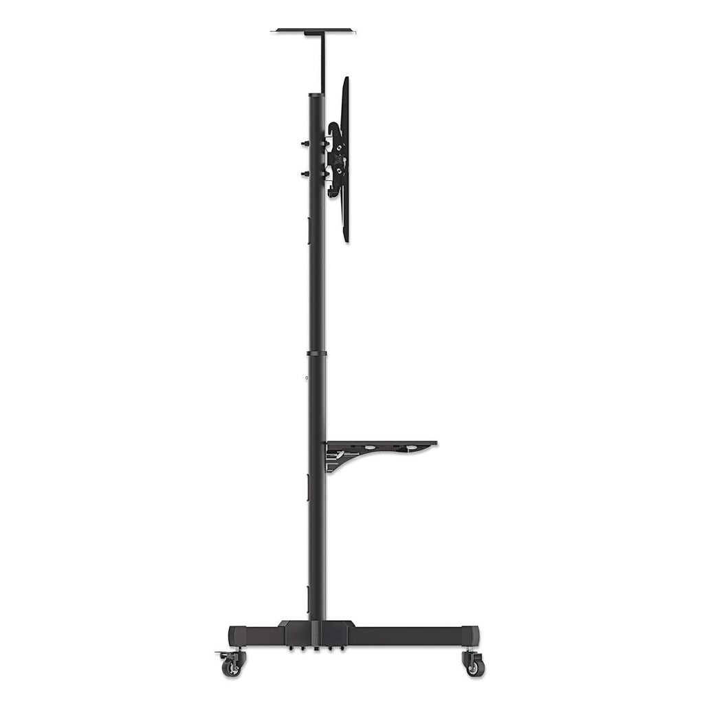 Manhattan Support sur roulettes pour TV/moniteurs, écrans 37" à 65", Compatibilité VESA : de 200x200 à 600x400 mm (vérifiez les dimensions des quatre trous de fixation à l’arrière), charge max. 40 kg, noir