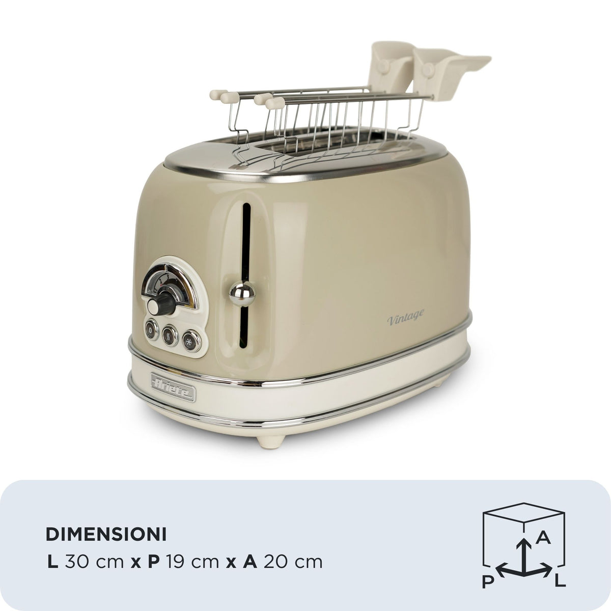 Ariete 0155/03 6 2 part(s) 810 W Beige - vue 5