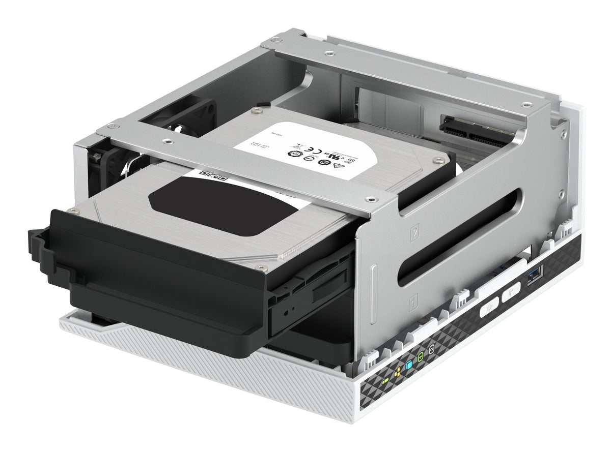 QNAP TS-233 Serveur de Stockage NAS Tower ARM Cortex-A55 2 Go Blanc