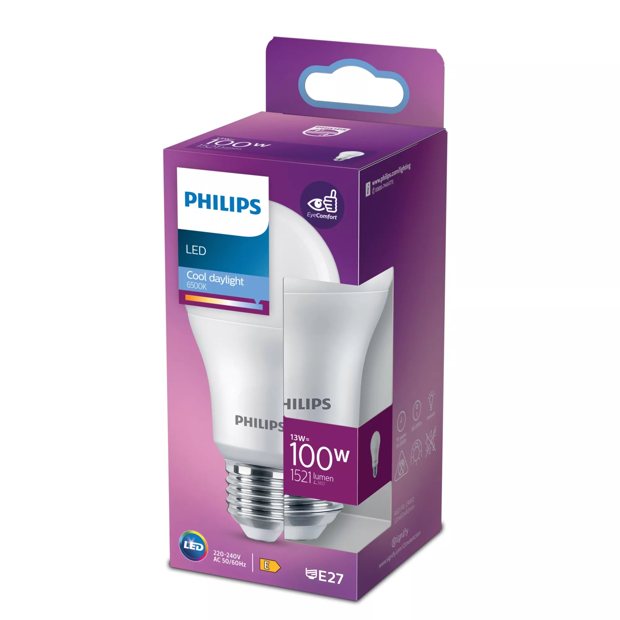 Philips Ampoule 100W A60 E27