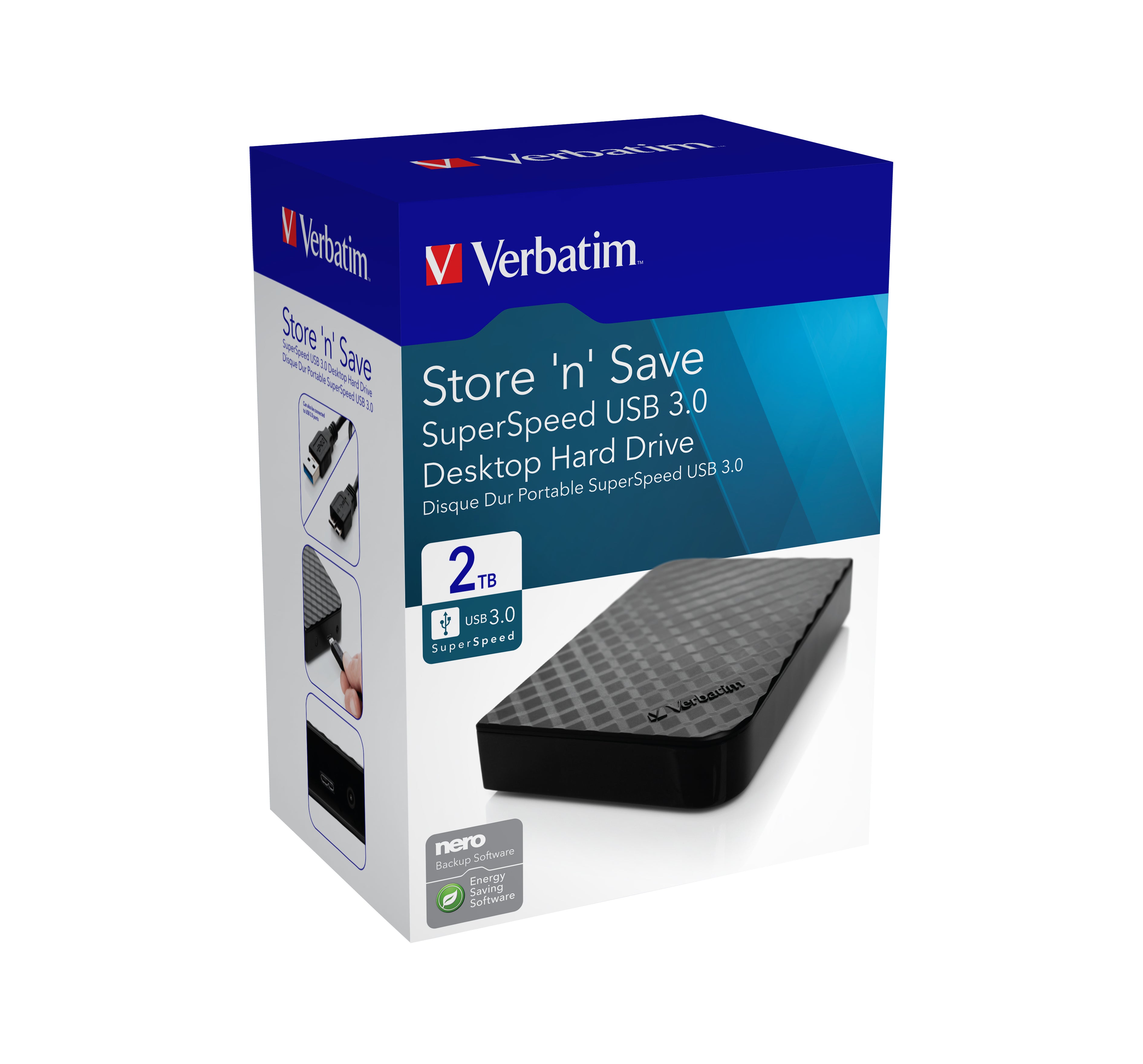 Verbatim Store 'n' Save 2 To USB 3.0