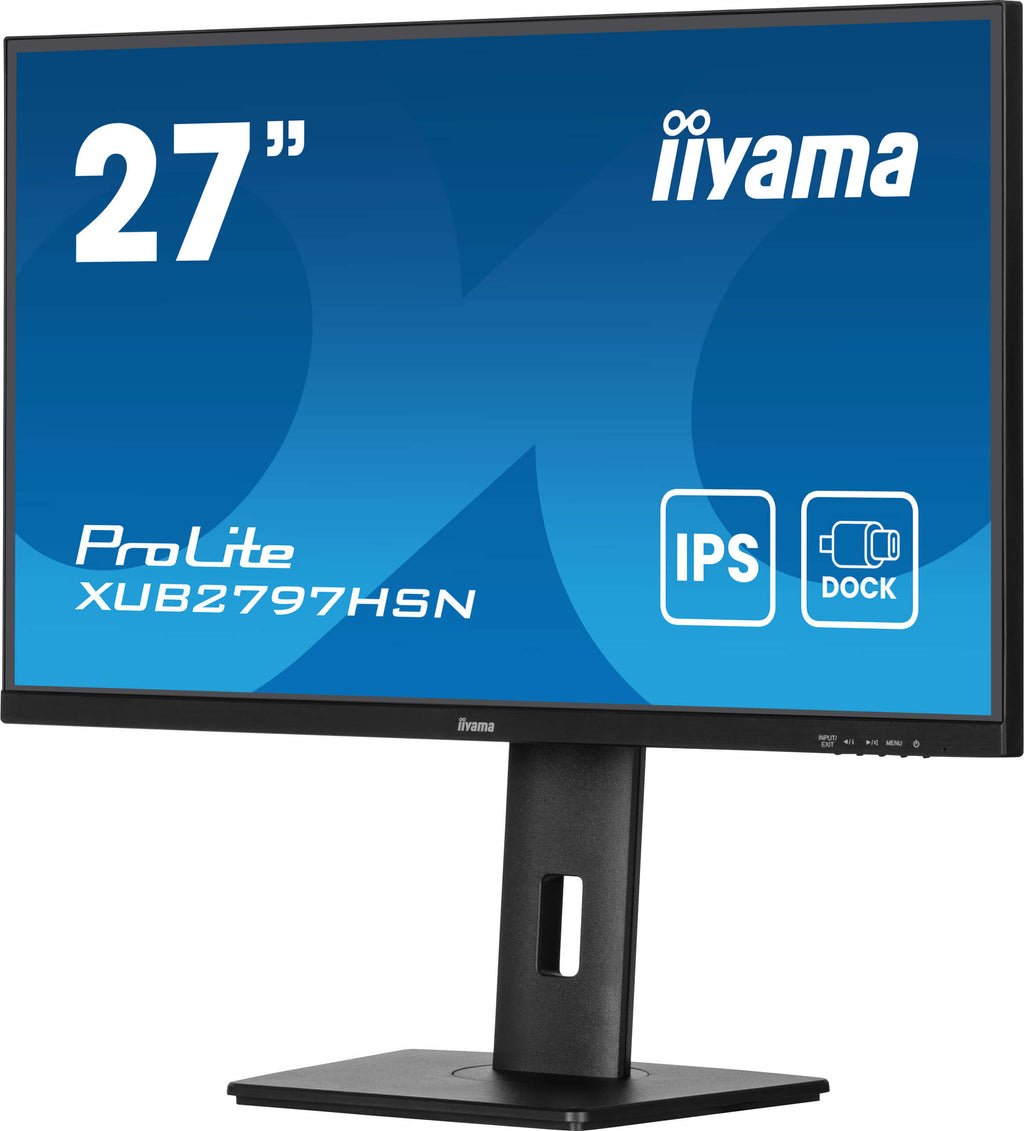 iiyama ProLite XUB2797HSN-B2 écran plat de PC 68,6 cm (27") 1920 x 1080 pixels Full HD LED Noir