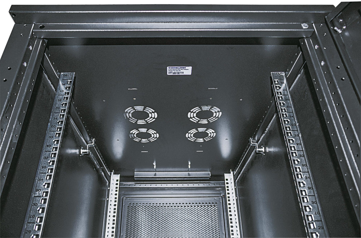 Intellinet Armoire Serveur Autoportante 19" 26U, 600 x 1000 mm, Noire, Acier, Charge Max 1500 kg