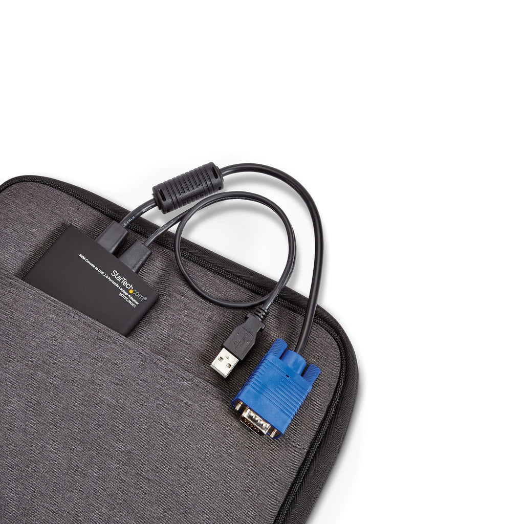 StarTech.com Adaptateur crash cart pour PC portable - Console KVM vers USB 2.0
