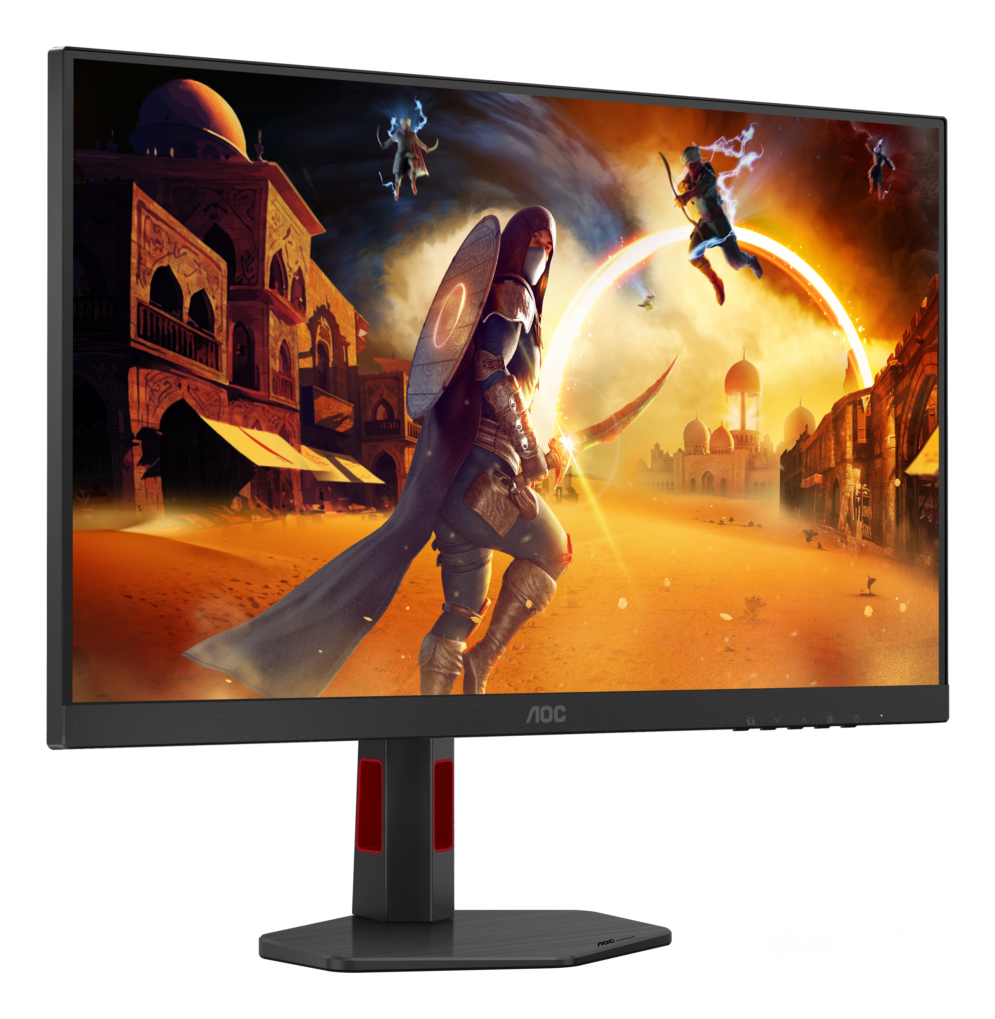 AOC G4 Q27G4SRU écran plat de PC 68,6 cm (27") 2560 x 1440 pixels Quad HD LED Noir, Rouge