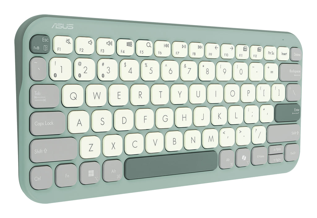 ASUS Marshmallow Keyboard KW100 Clavier Bluetooth QWERTZ Allemand, Vert