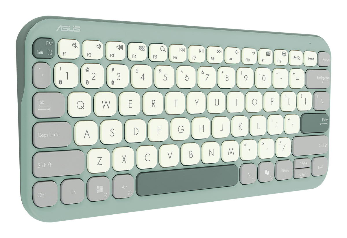 ASUS Marshmallow Keyboard KW100 Clavier Bluetooth QWERTZ Allemand, Vert