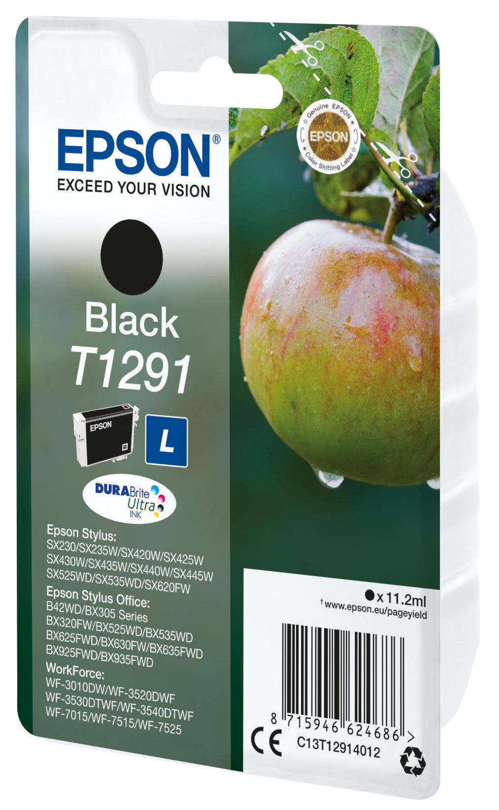 Epson Apple Encre noire DURABrite Ultra Pomme T1291