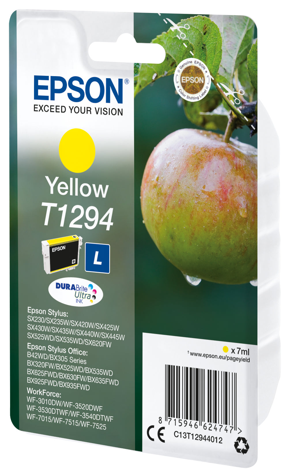 Epson Apple Encre jaune DURABrite Ultra Pomme T1294