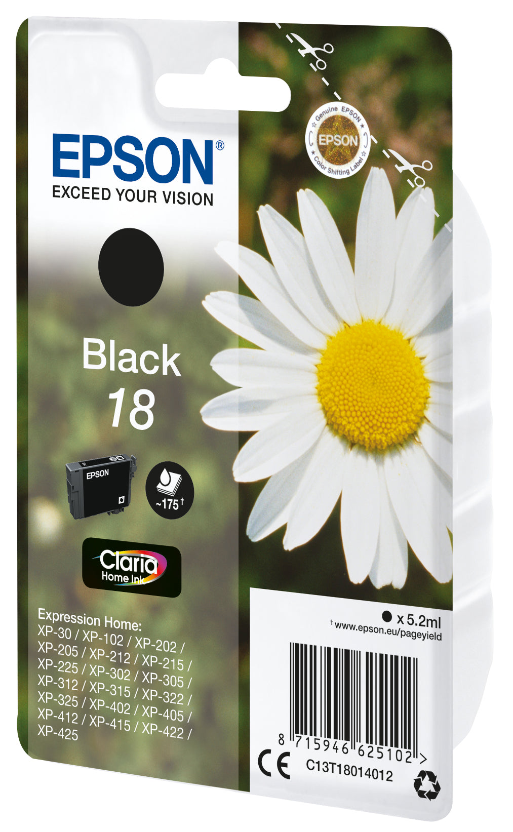 Epson Daisy Cartouche "Pâquerette" 18 - Encre Claria Home N