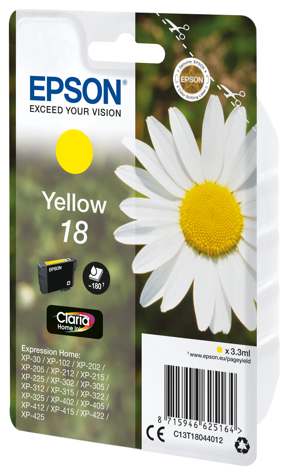 Epson Daisy Cartouche "Pâquerette" 18 - Encre Claria Home J