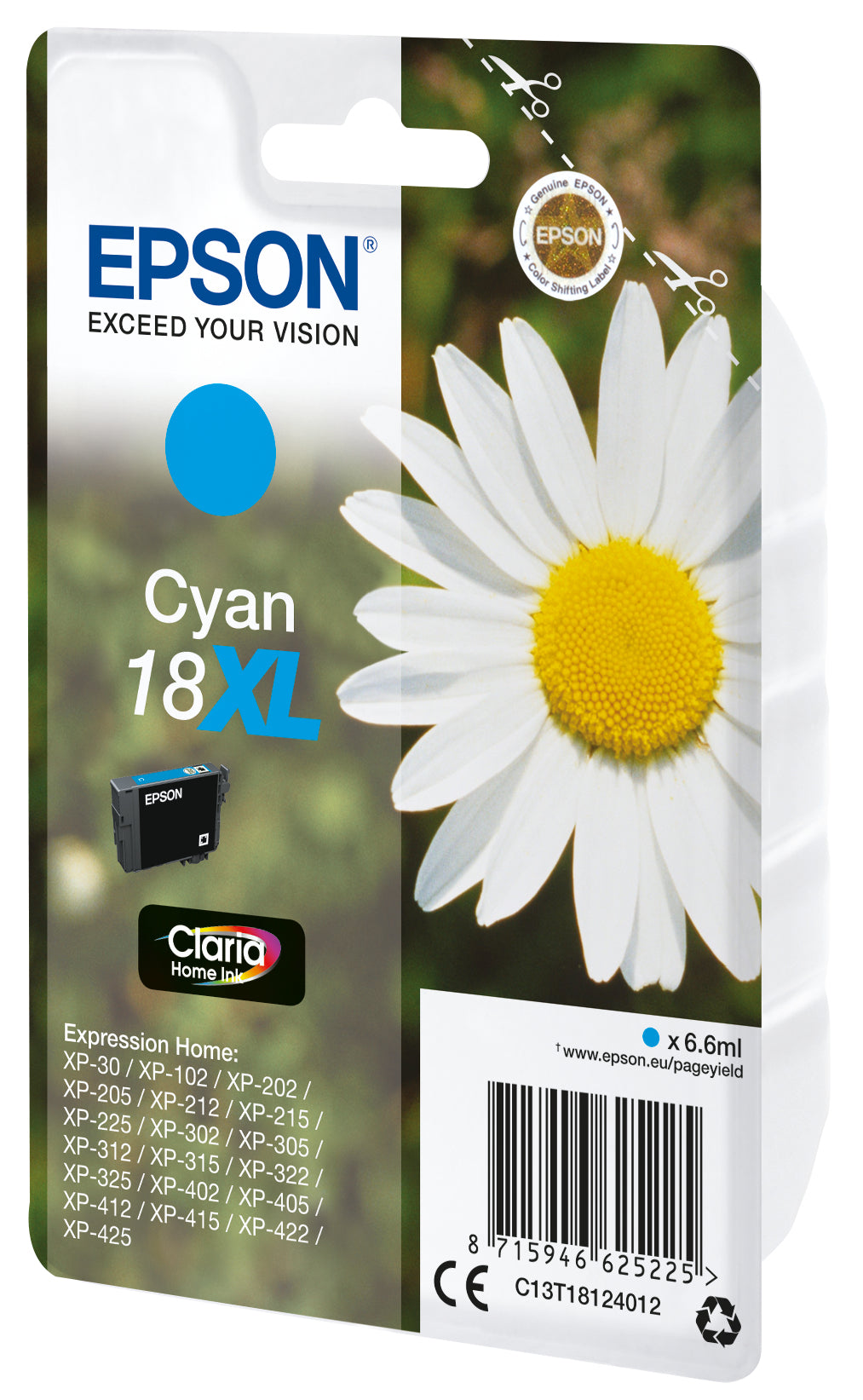 Epson Daisy Cartouche "Pâquerette" 18XL - Encre Claria Home C