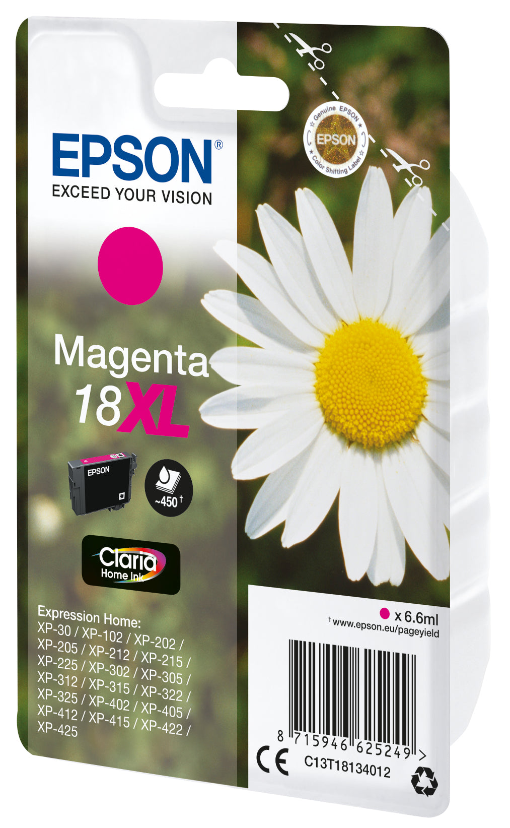 Epson Daisy Cartouche "Pâquerette" 18XL - Encre Claria Home M