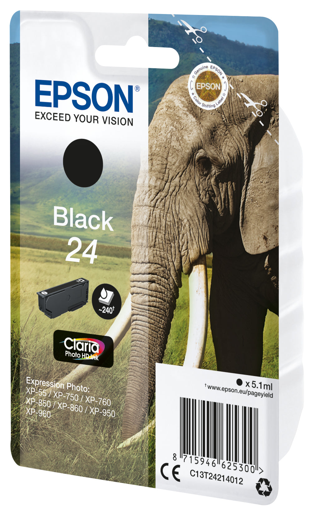 Epson Elephant Cartouche "Eléphant" - Encre Claria Photo HD N