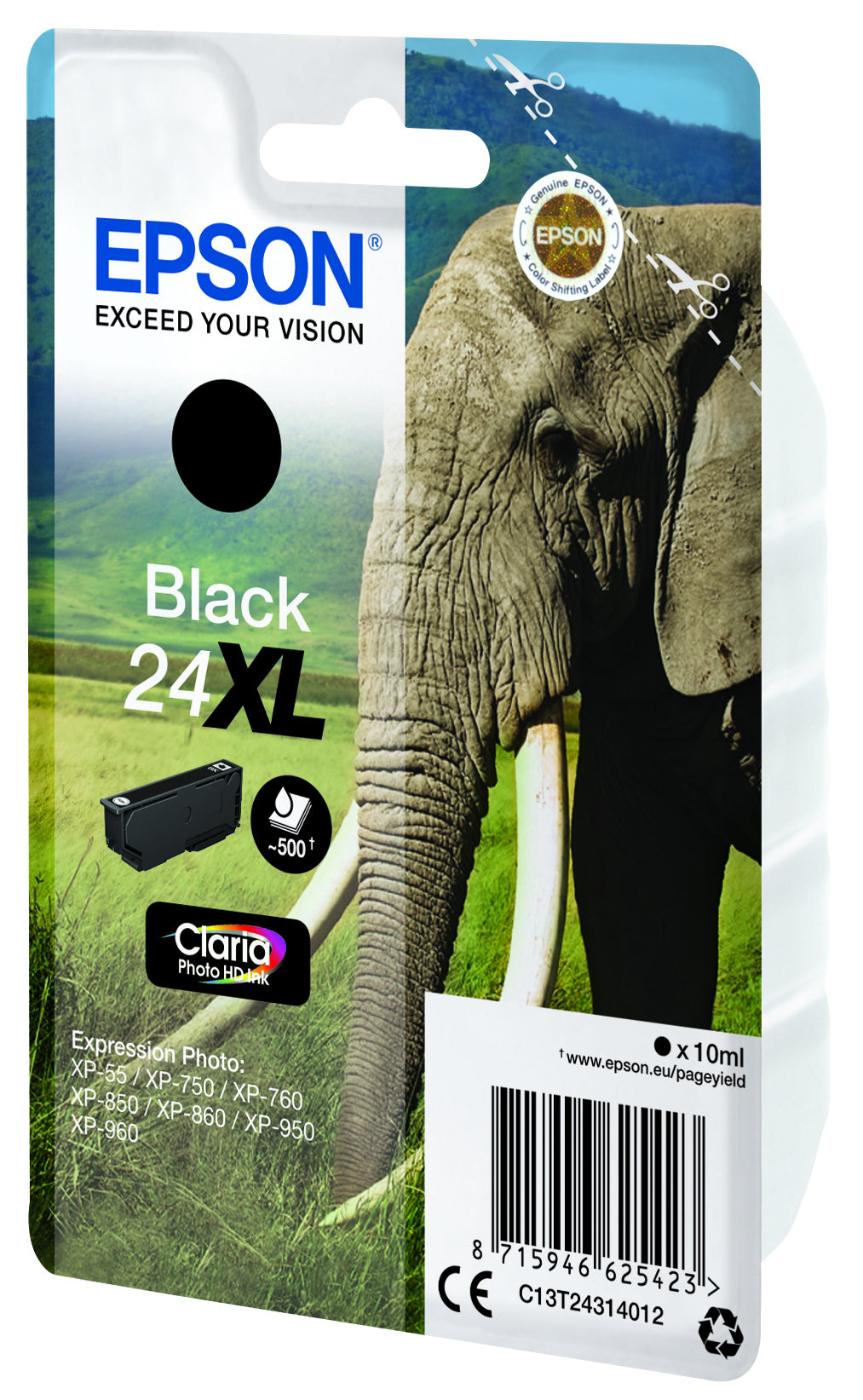 Epson Elephant Cartouche "Eléphant" - Encre Claria Photo HD N (XL)