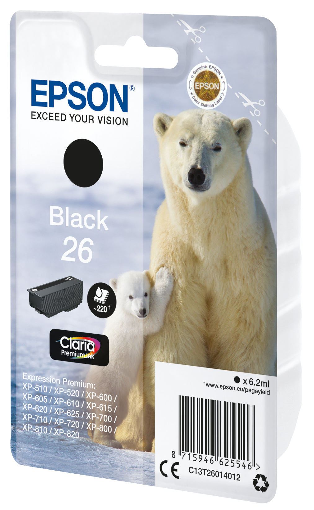 Epson Polar bear Cartouche "Ours Polaire" - Encre Claria Premium N