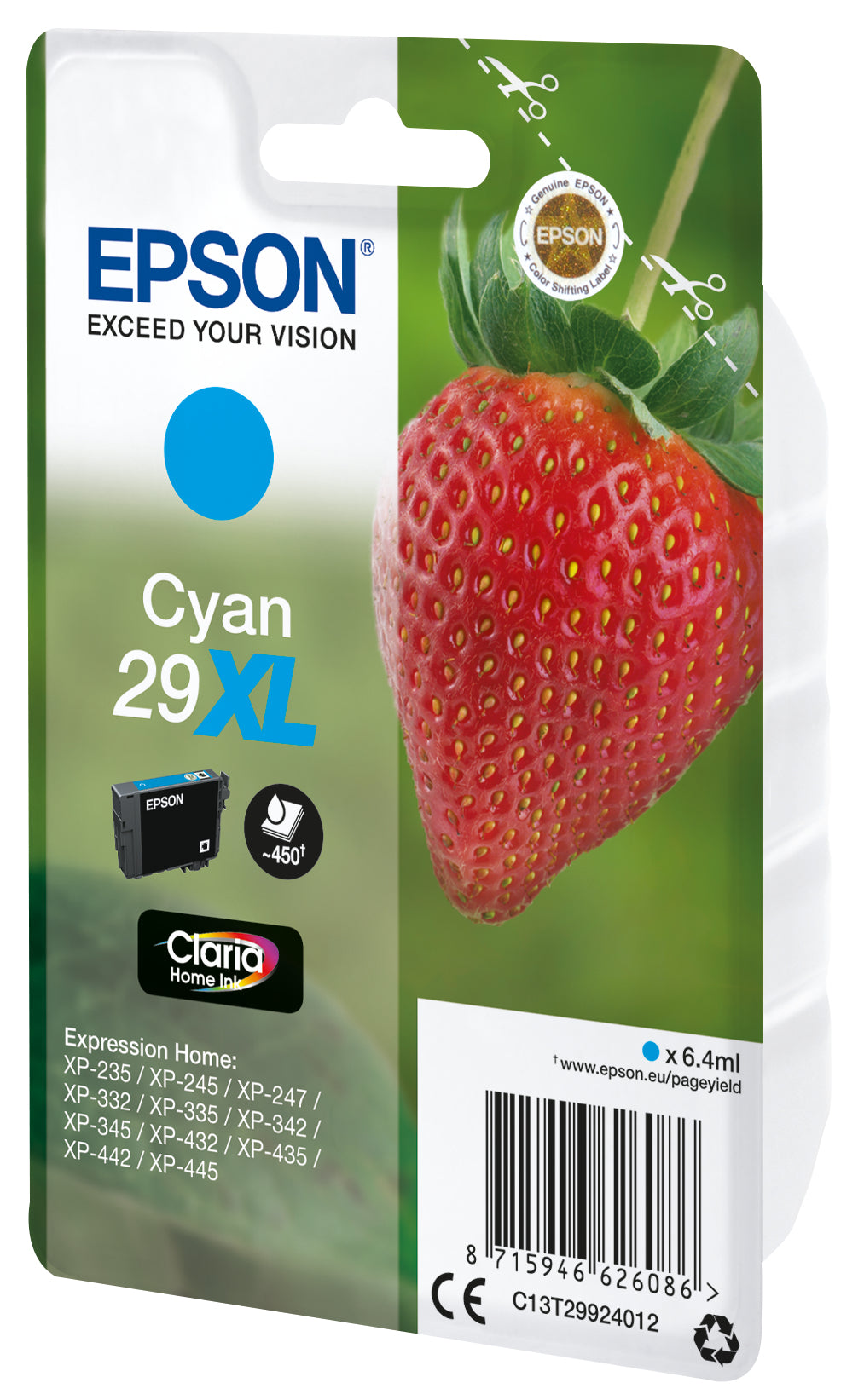 Epson Strawberry Cartouche "Fraise" 29XL - Encre Claria Home C