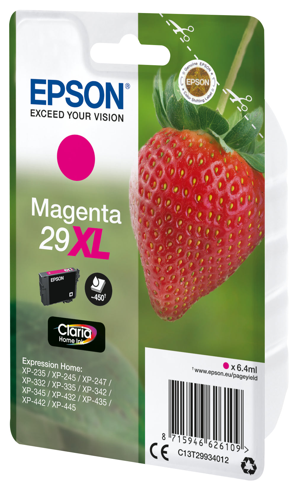 Epson Strawberry Cartouche "Fraise" 29XL - Encre Claria Home M