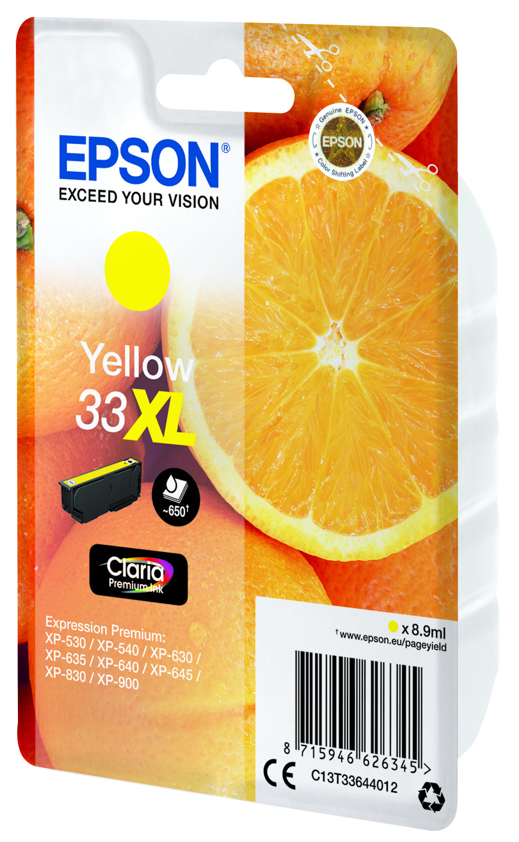 Epson Oranges Cartouche " " - Encre Claria Premium J (XL)