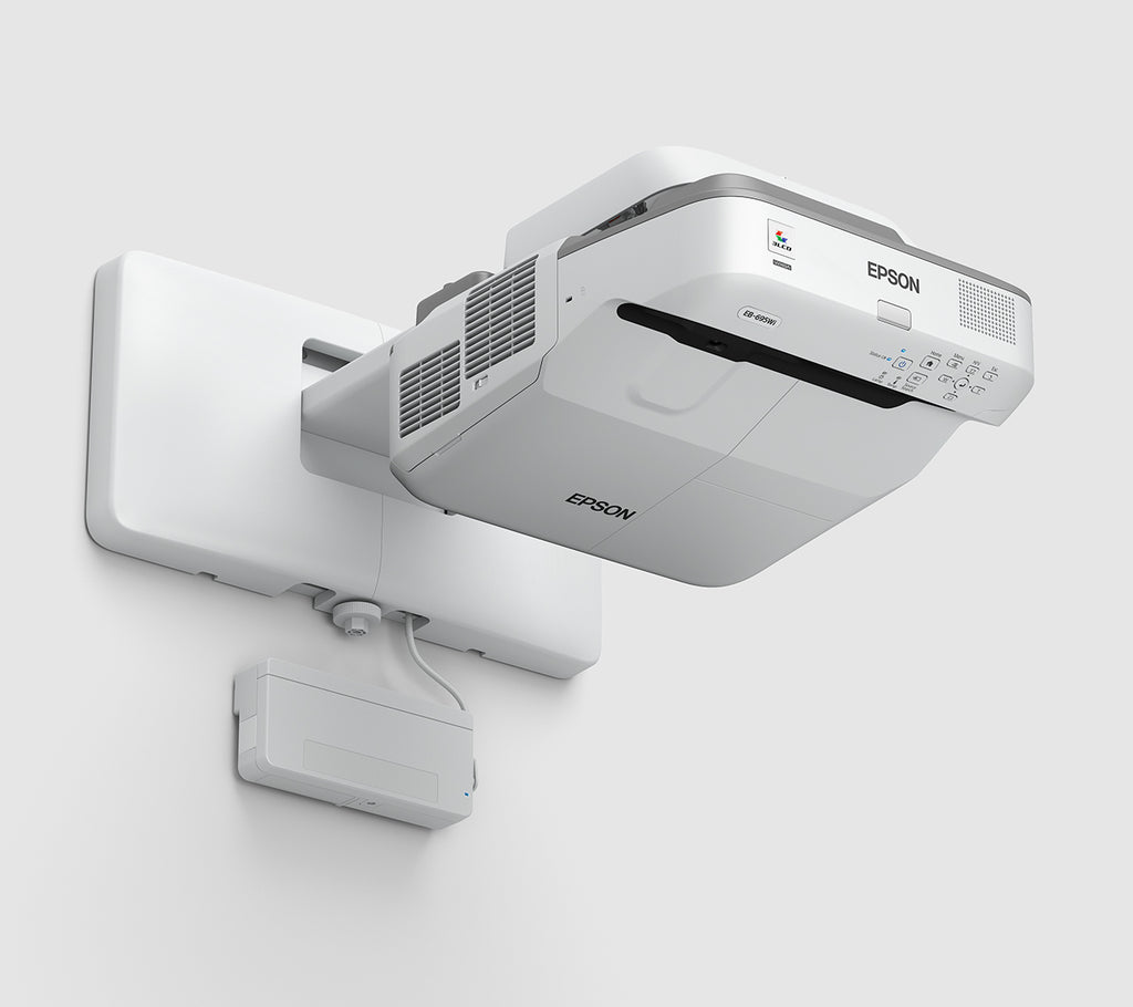 Epson EB-695Wi Projecteur à focale ultra courte 3500 ANSI lumens 3LCD WXGA (1280x800) Blanc, Gris