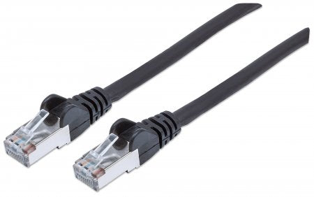 Intellinet 731812 câble de réseau Noir 10 m Cat6a S/FTP (S-STP)