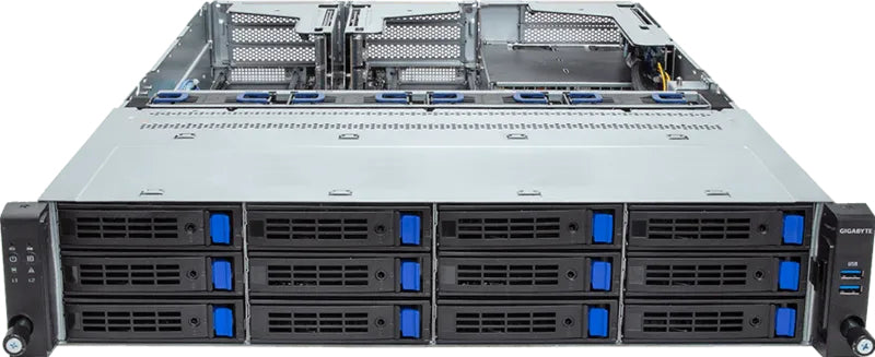 GIGABYTE R263-S30-AAH2 Serveur Rack 2U Intel C741 LGA 4677 Socket E Noir et Gris