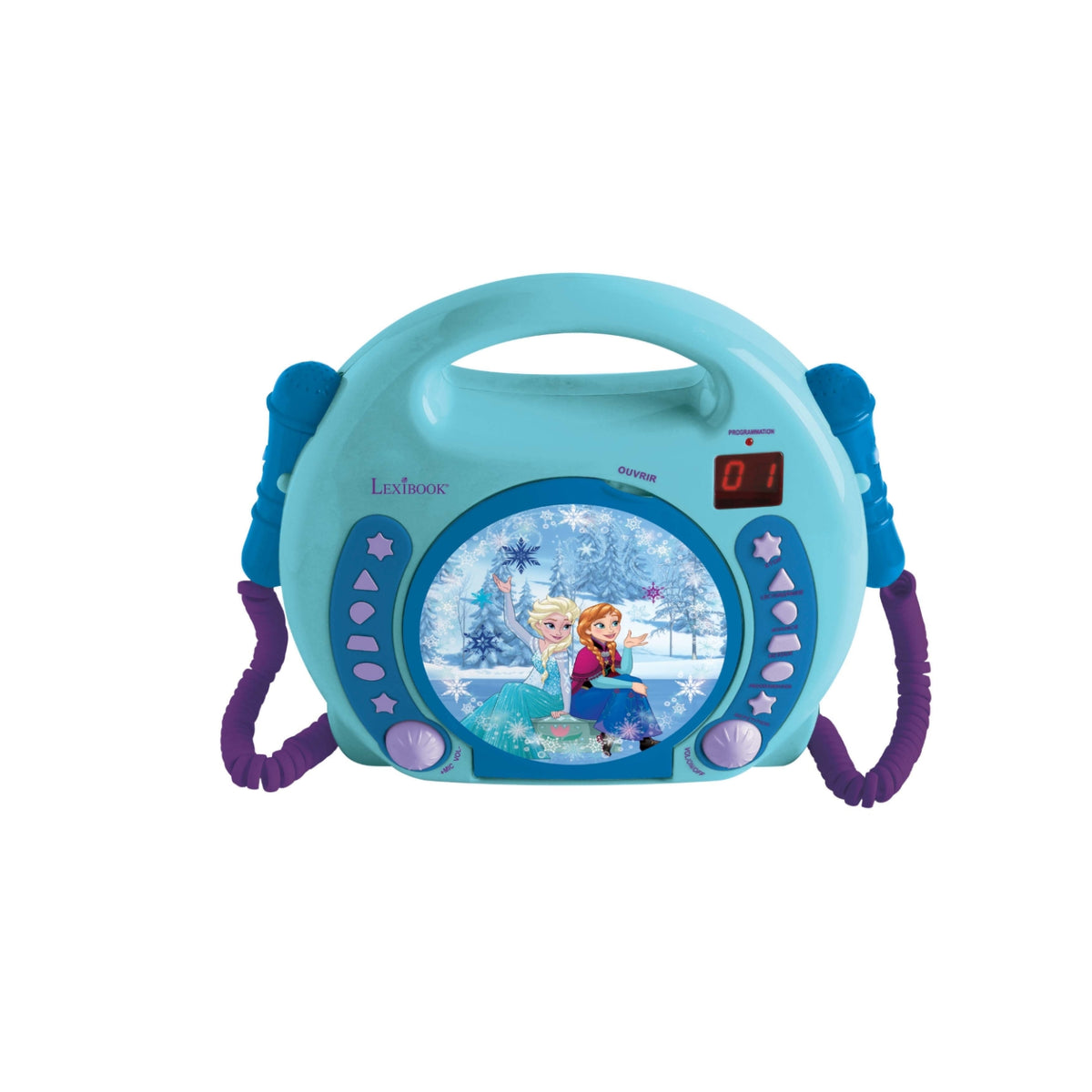 Lexibook Lecteur CD frozen 2 micros