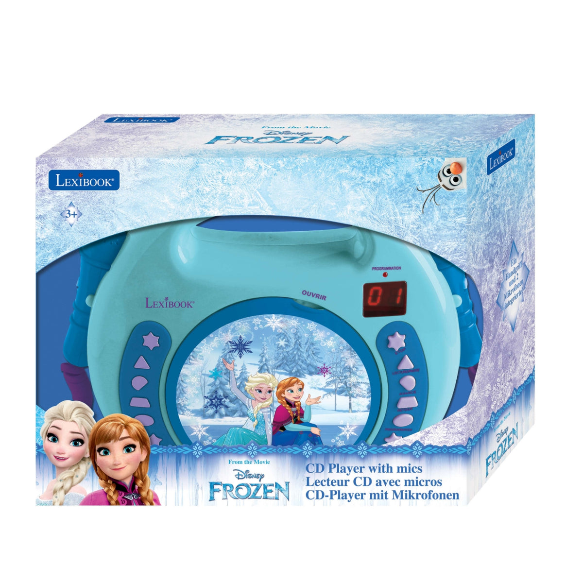Lexibook Lecteur CD frozen 2 micros