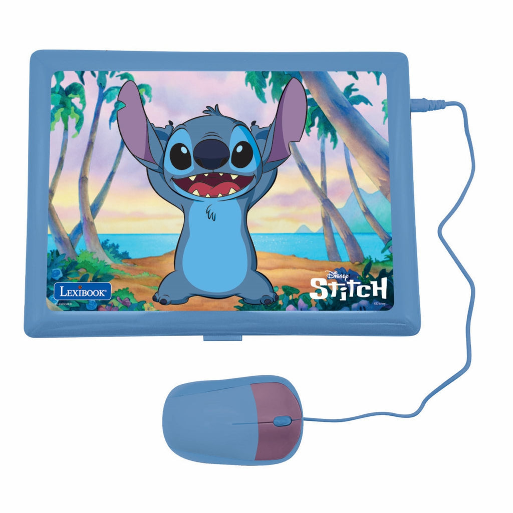 Lexibook Ordinateur éducatif bilingue Stitch