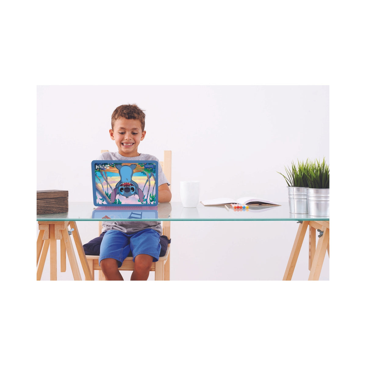 Lexibook Ordinateur éducatif bilingue Stitch