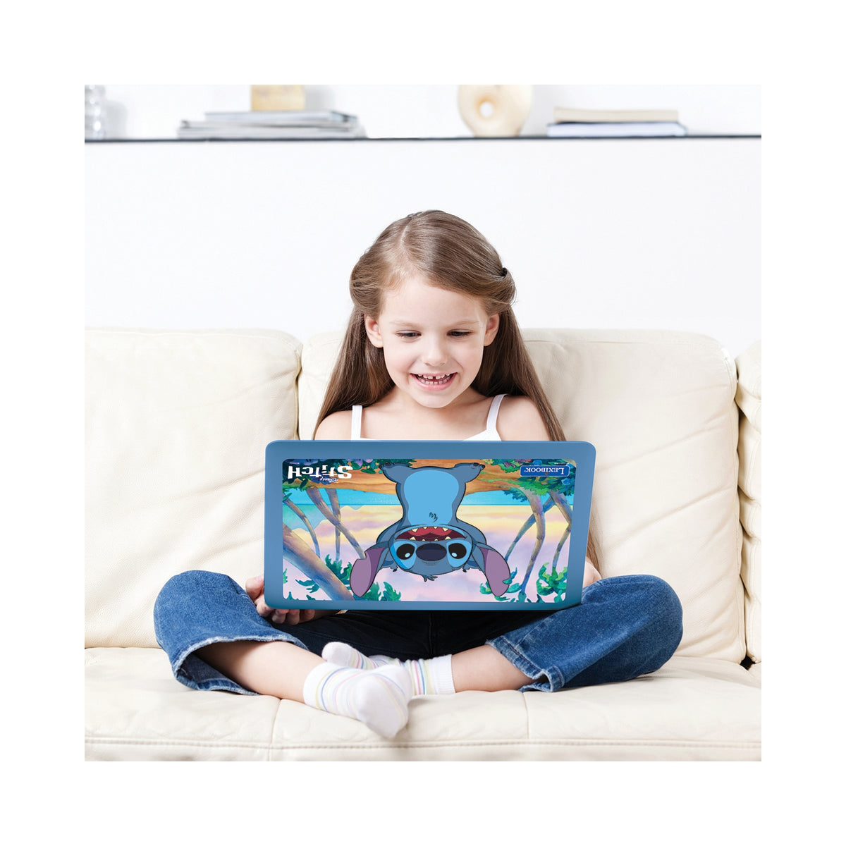 Lexibook Ordinateur éducatif bilingue Stitch