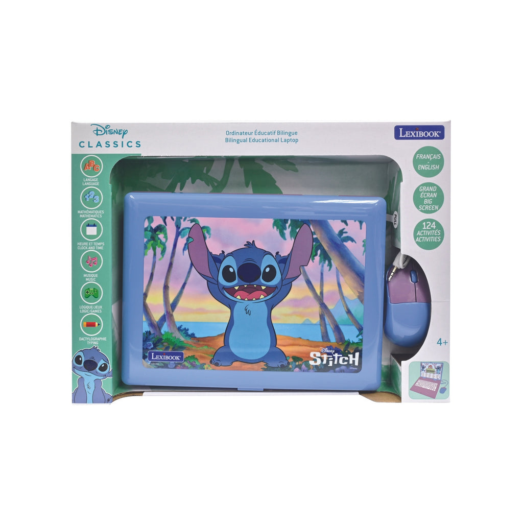 Lexibook Ordinateur éducatif bilingue Stitch