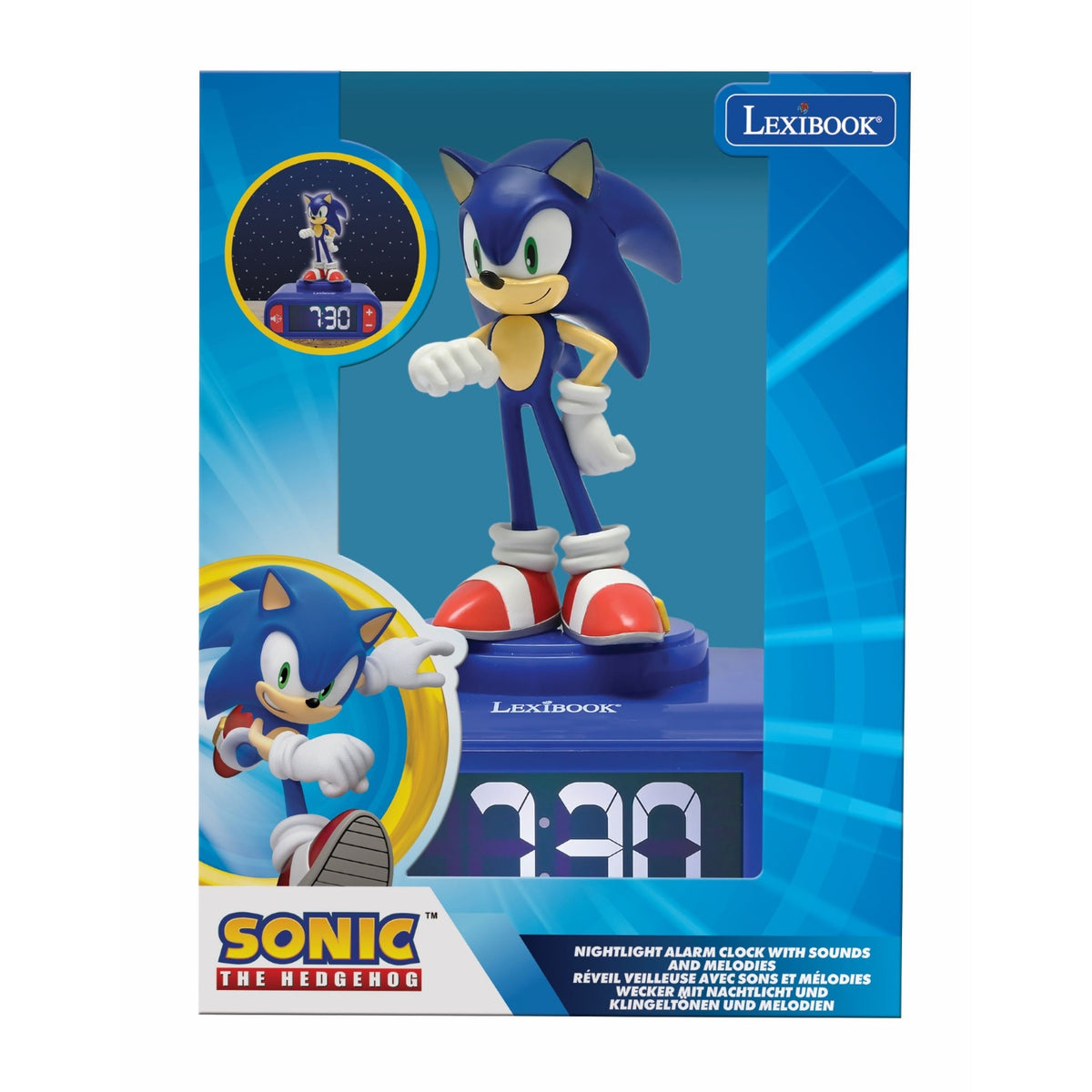 Lexibook Réveil RL800SN 3D Sonic