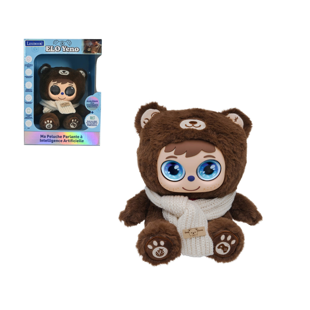 Lexibook Peluche Interactive Parlante à Intelligence Artificielle ELO Yeno